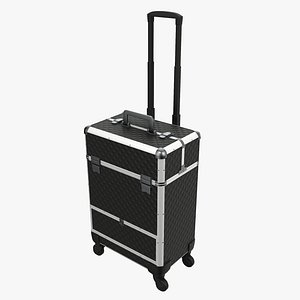 Travel Rolling Suitcase - Black