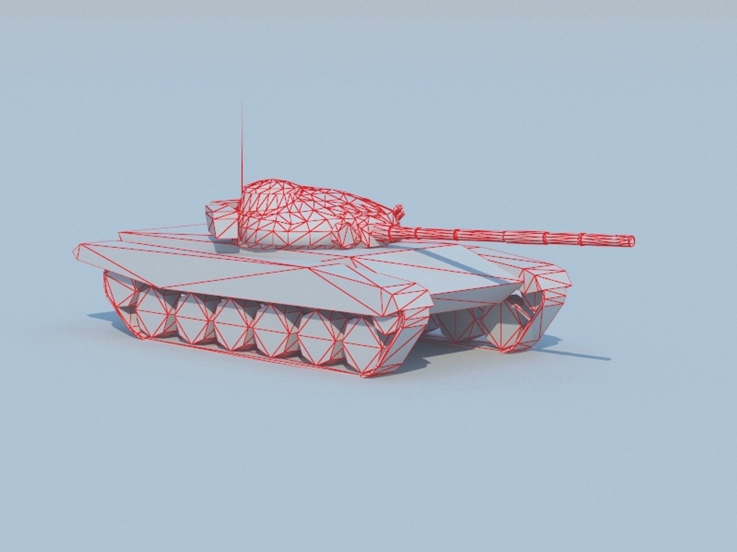 t-72m battle tank 3d model