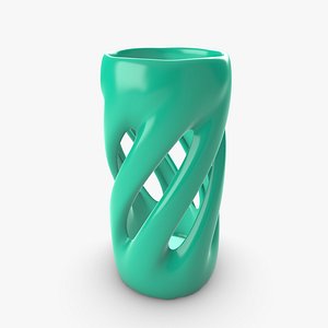 Parametric Twisted Vase 02 model