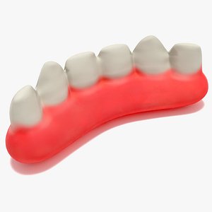 3D Gummy Teeth Candy for 3D Print