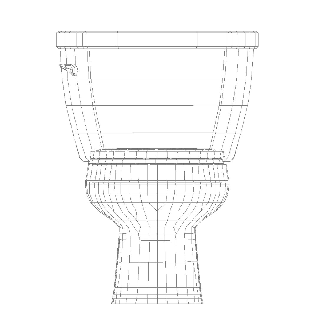 3D Model Toilet Polys Realistic TurboSquid 1276742