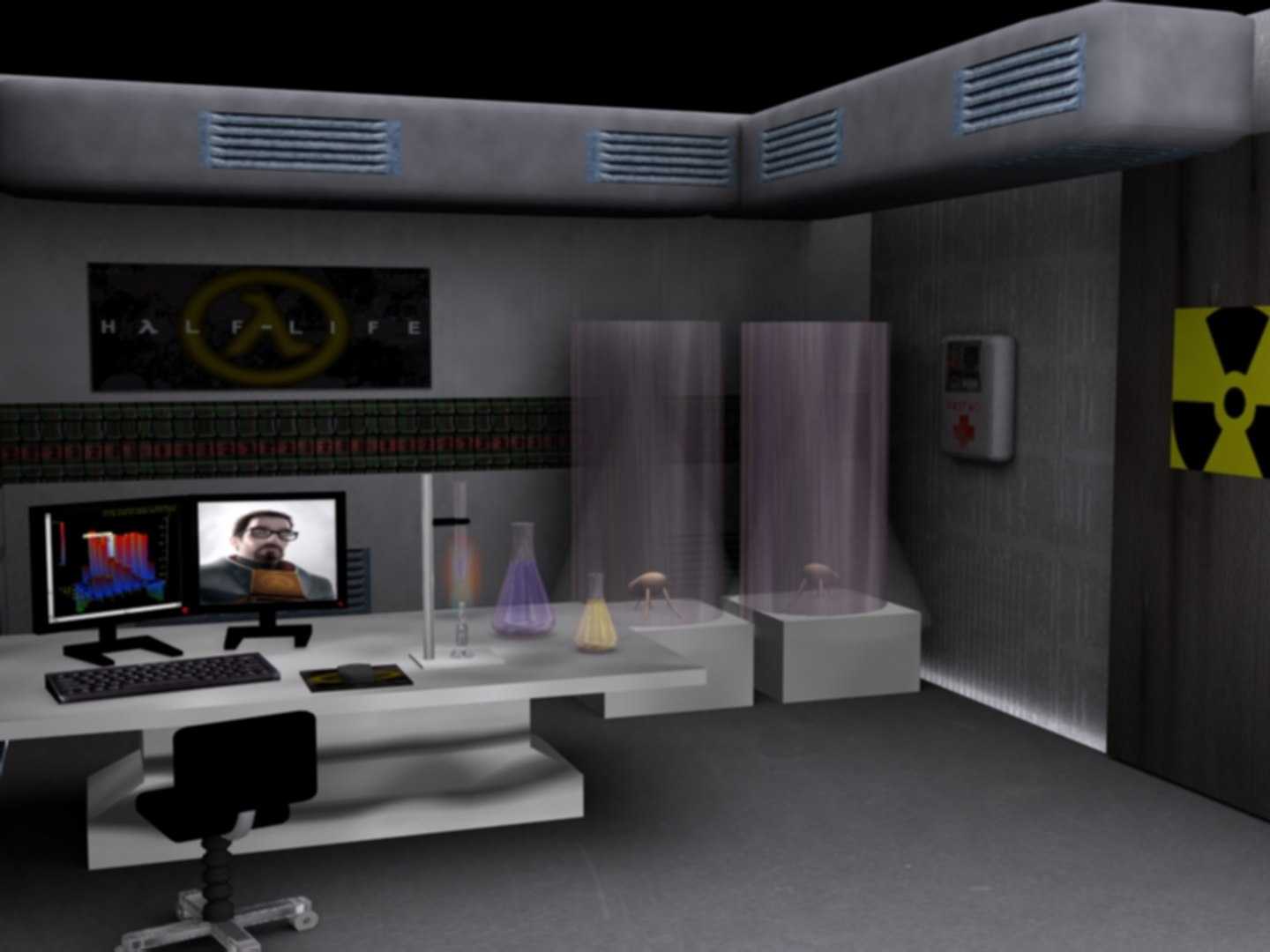 3d Model Laboratory Half Life
