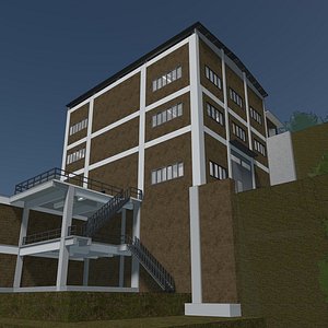 Industrial building 2319 3D