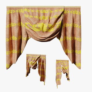 Deco Curtains Baroque Series DoubleFlower LT1 N1