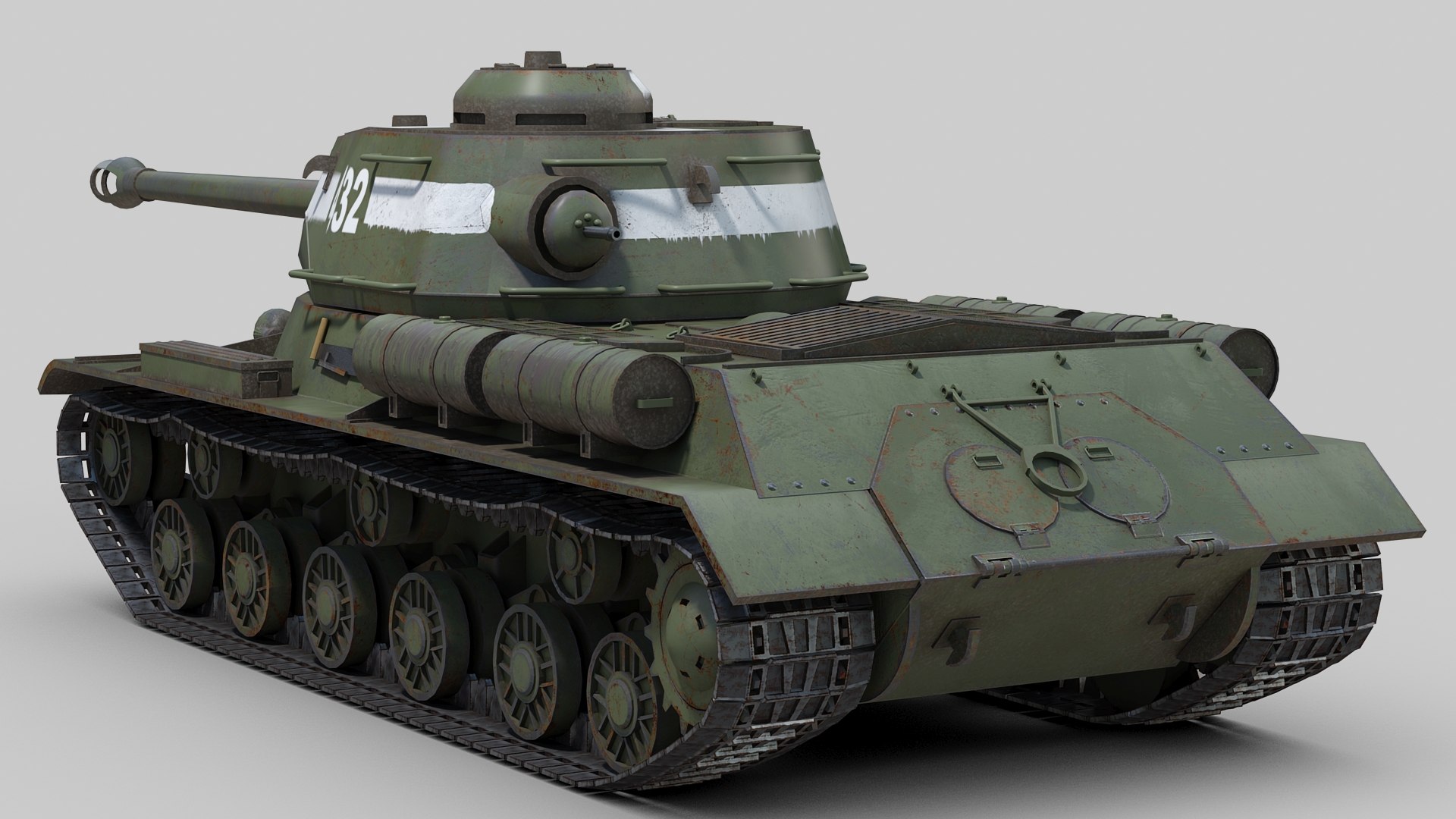 Iosif Stalin 2 Tank 3D Model - TurboSquid 1762097