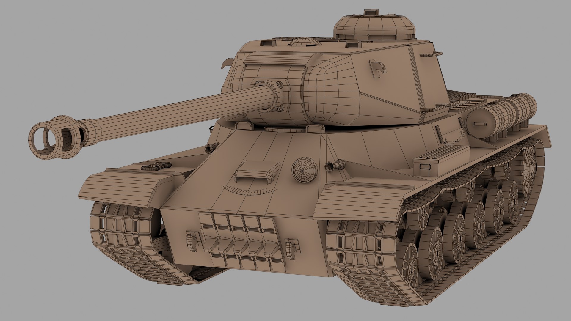 Iosif Stalin 2 Tank 3D Model - TurboSquid 1762097
