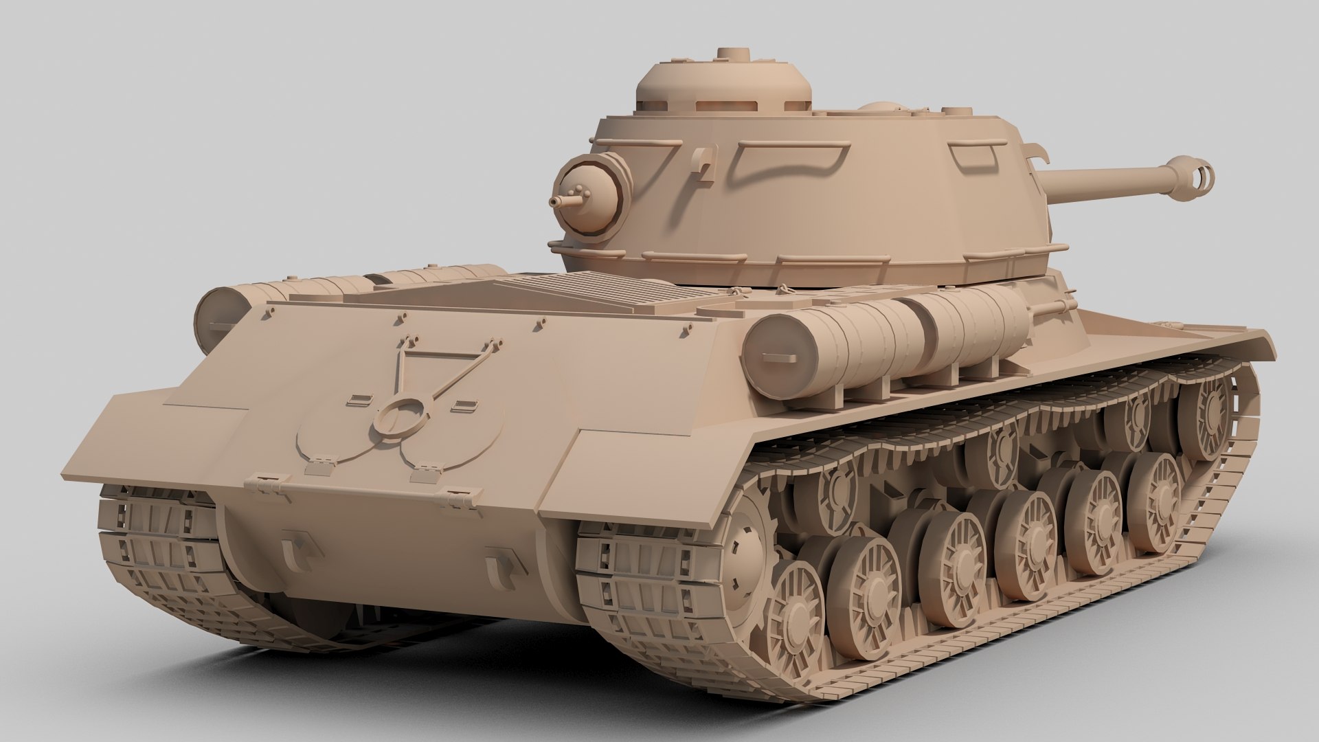 Iosif Stalin 2 Tank 3D Model - TurboSquid 1762097