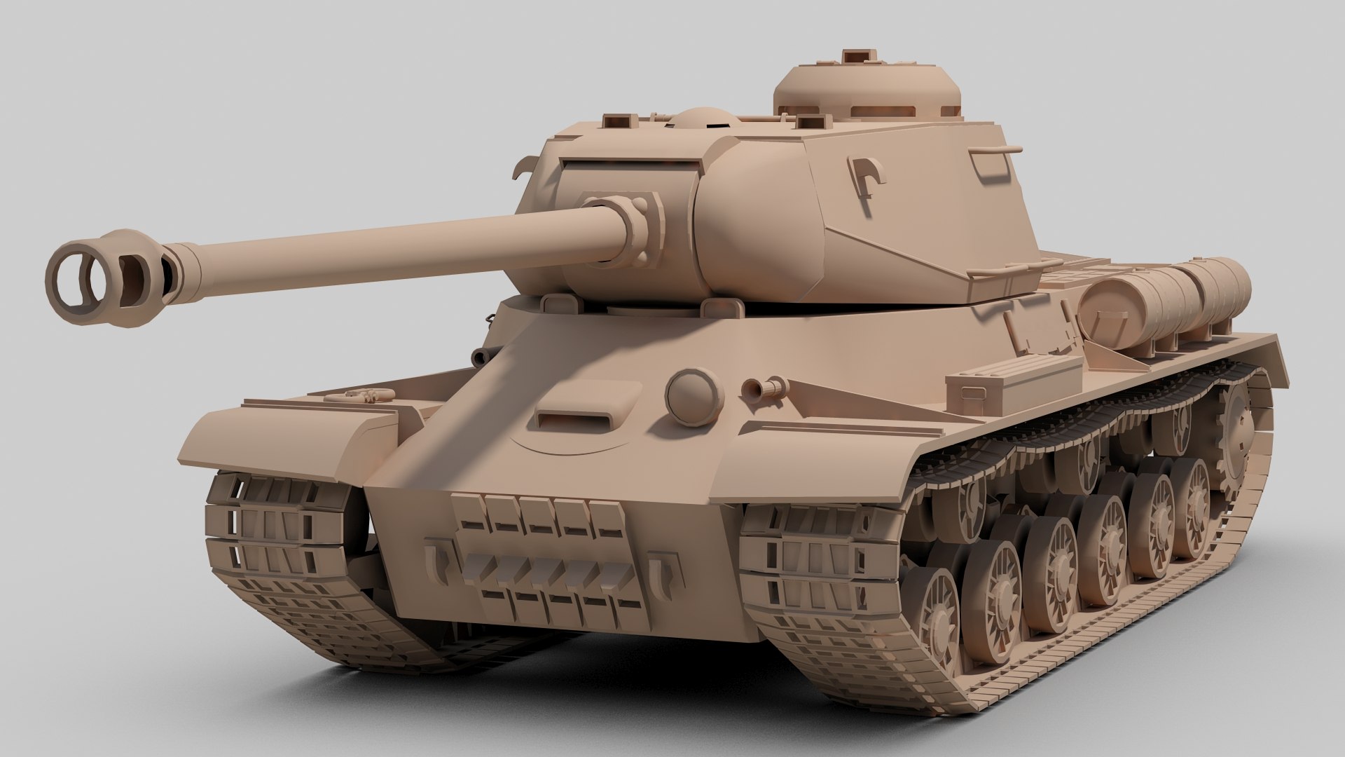 Iosif Stalin 2 Tank 3D Model - TurboSquid 1762097