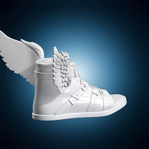 3D Winged Sandal Pen Holder 3D Print Model