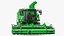 Beet Harvesting Machine Green 3D model