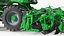 Beet Harvesting Machine Green 3D model