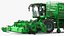 Beet Harvesting Machine Green 3D model
