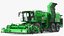 Beet Harvesting Machine Green 3D model