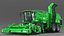 Beet Harvesting Machine Green 3D model