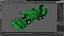 Beet Harvesting Machine Green 3D model