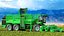 Beet Harvesting Machine Green 3D model