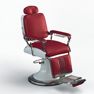 3d model barber chair legacy