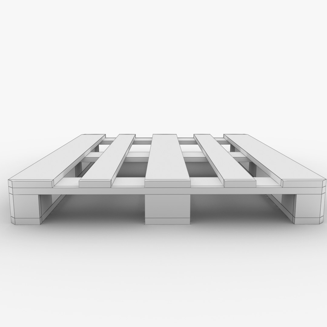 Pallet Standard 3D Model - TurboSquid 1368349