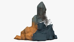 Low Poly Stone 3D model