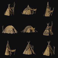PRIMAL HUNTER NATIVE SAVAGE HUNTER TENT SHELTER COLLECTION
