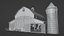Old Hybrid Barn Collection 3D model
