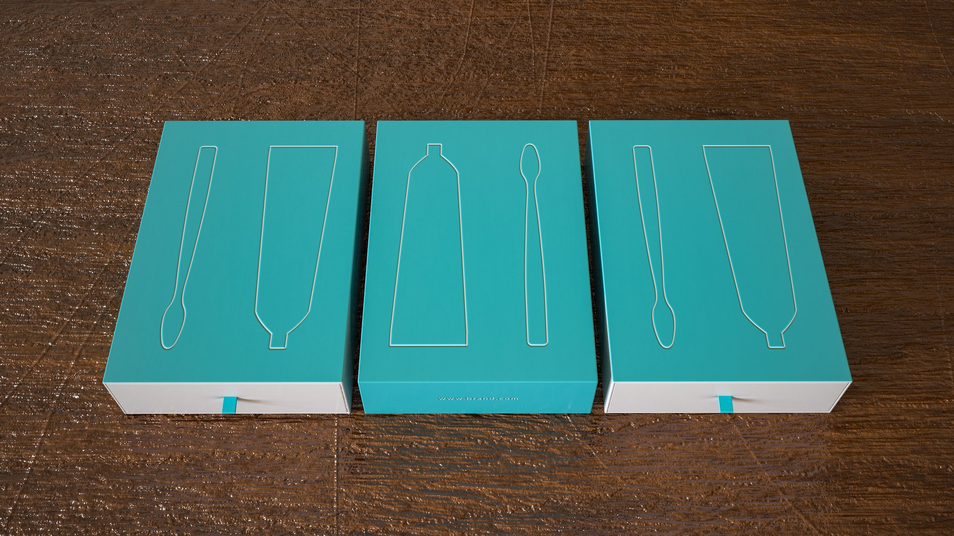 Packaging box Toothbrush Toothpaste 3D model TurboSquid 1724573