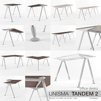 Office Desks Unisma Tandem 2 (full pack )