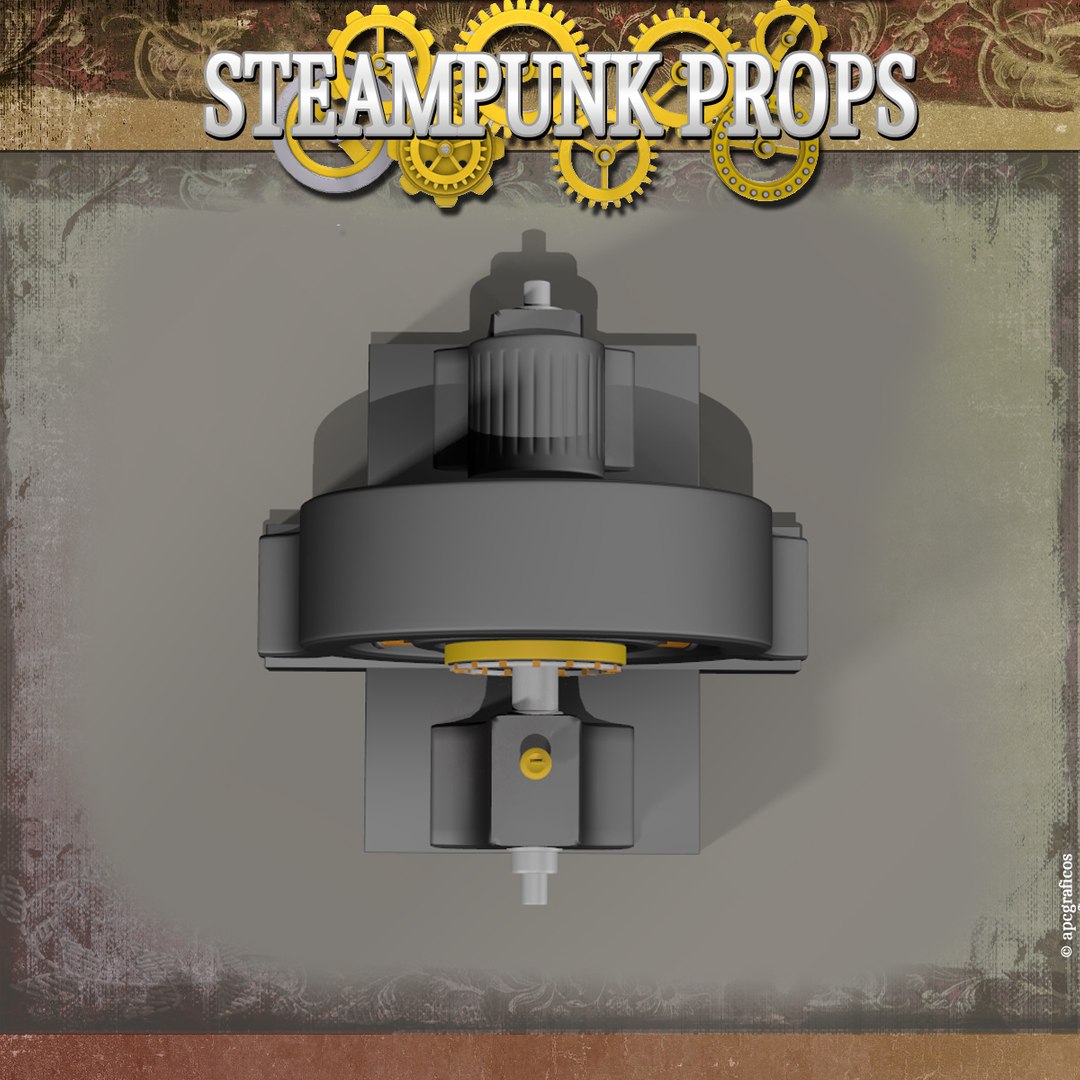 3D model steampunk steam engine - TurboSquid 1259504