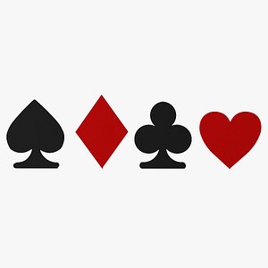 3D Poker Card Symbol