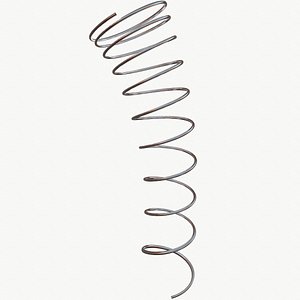 3D metal spiral spring