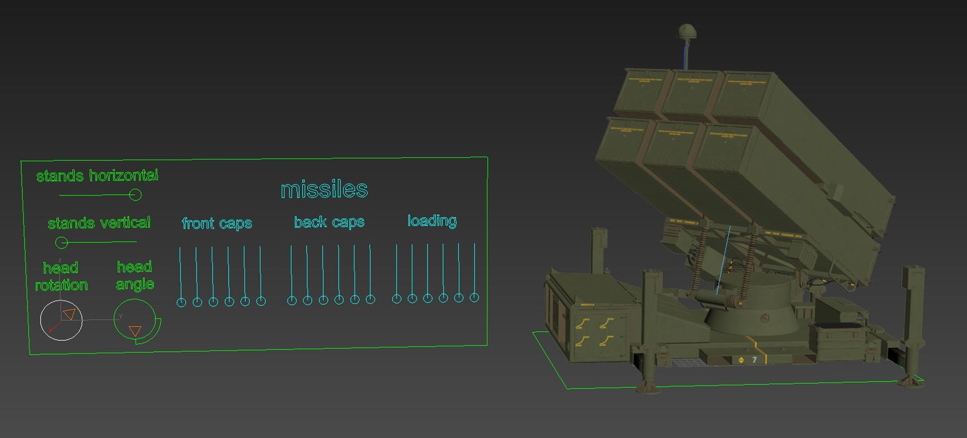 Mobile Norwegian Anti-Aircraft Missile System NASAMS Rigged 3D https://p.turbosquid.com/ts-thumb/Rt/K5iwYO/lV/mobilenorwegianantiaircraftmissilesystemnasamsriggedmb3dmodel001/jpg/1664435768/1920x1080/fit_q87/b475c2c4bd2f8d81d978b3dfd410834a5e56f5b3/mobilenorwegianantiaircraftmissilesystemnasamsriggedmb3dmodel001.jpg