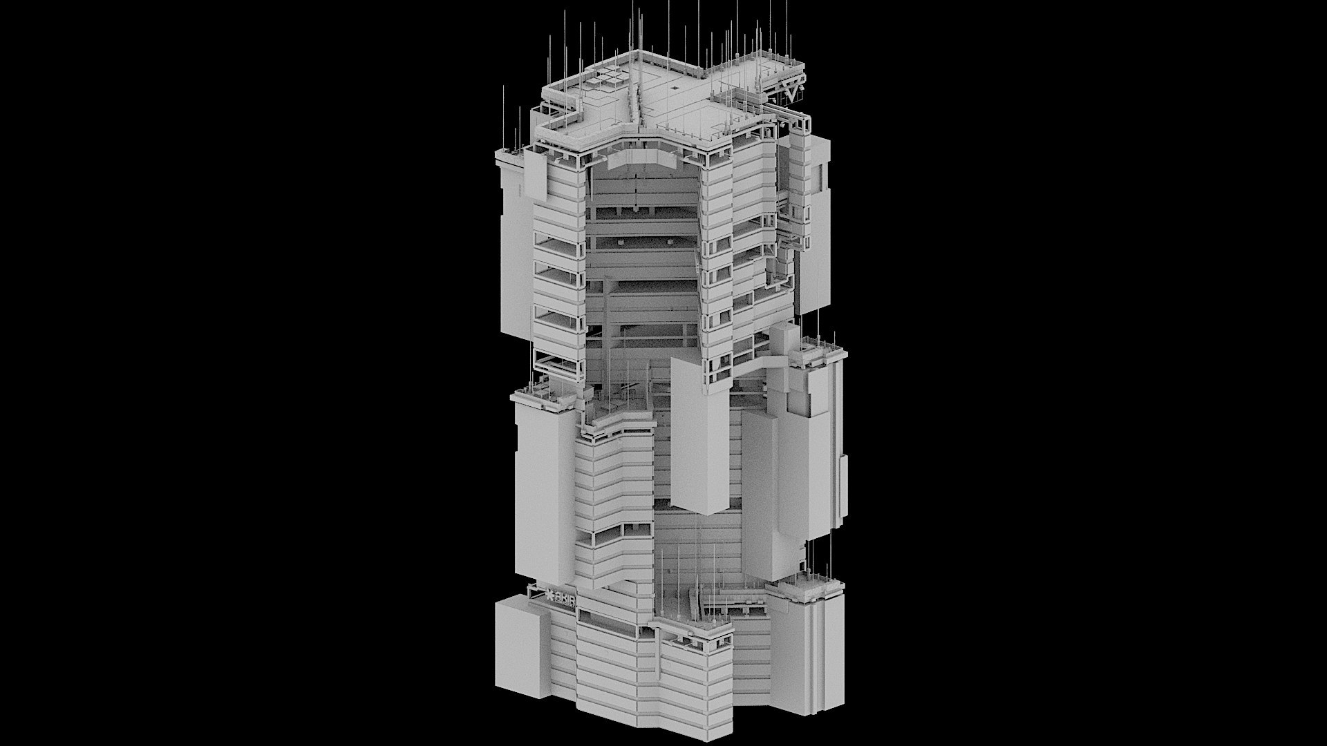 Sci-Fi Futuristic Cyberpunk Sci Fi City Building Skyscraper 47 3D model https://p.turbosquid.com/ts-thumb/Rt/KeH5v8/zx/angle01_clay.0047/jpg/1643796712/1920x1080/fit_q87/c5ea38226ca5e8ba1e39c995ef203fb1715c50f0/angle01_clay.0047.jpg