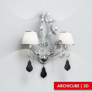 3d sconce model