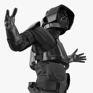 Star Wars Shadow Trooper Armor Black Edition Rigged for Cinema 4D model