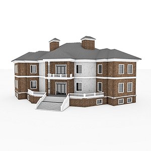 3d 3ds house brick