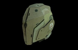 ready sci fi helmet 3d x
