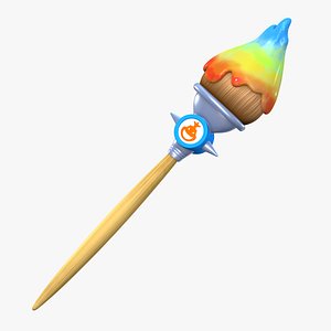 Magic Paintbrush Bowser Jr Mario Assets