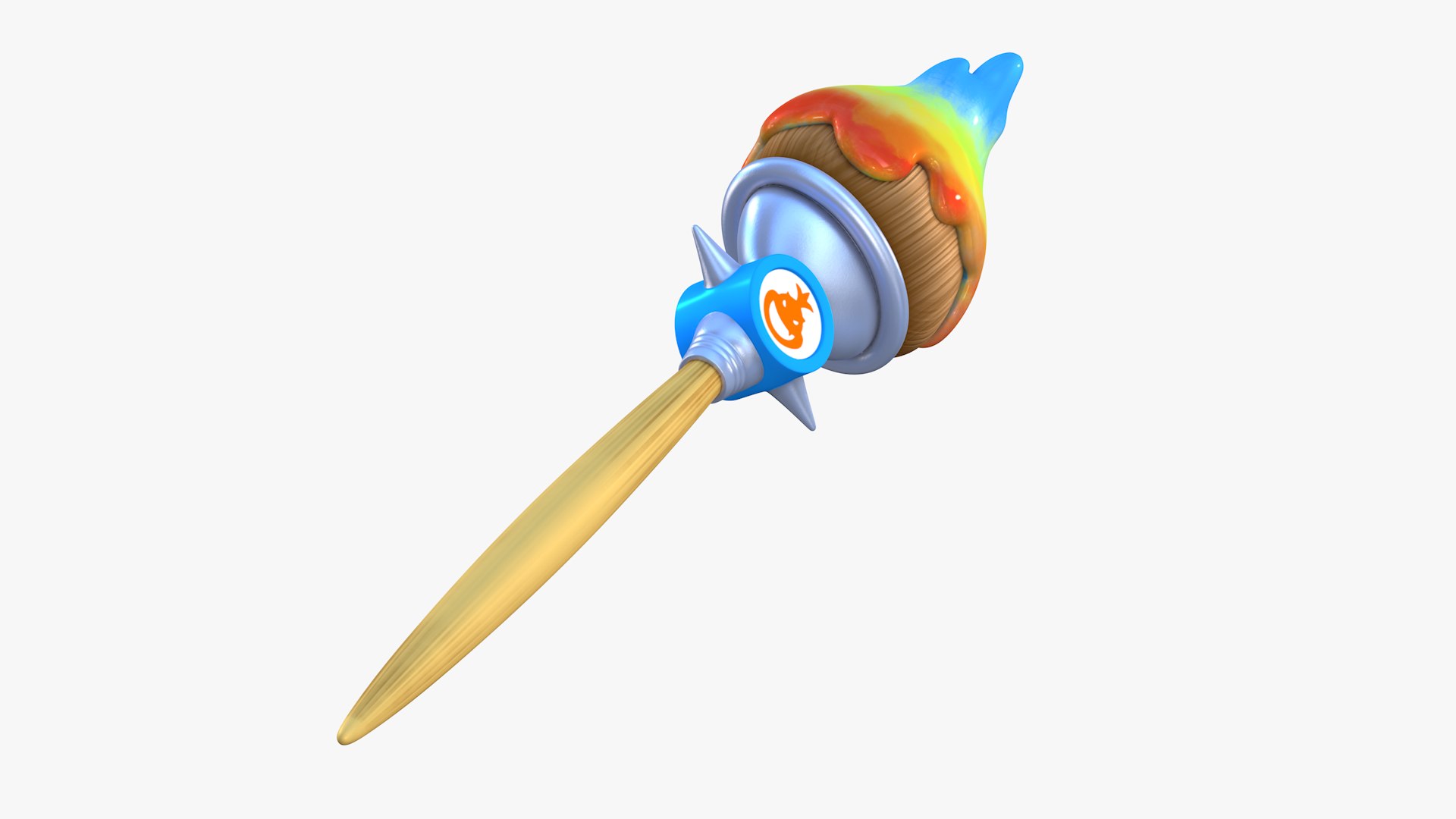 Paintbrush bowser jr mario 3D model TurboSquid 1694051