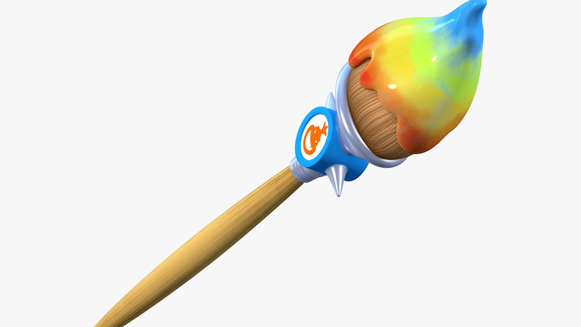 Paintbrush bowser jr mario 3D model TurboSquid 1694051