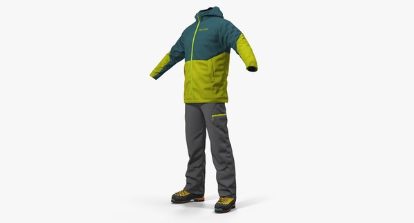 modelo 3d Ropa deportiva de invierno - TurboSquid 1267796