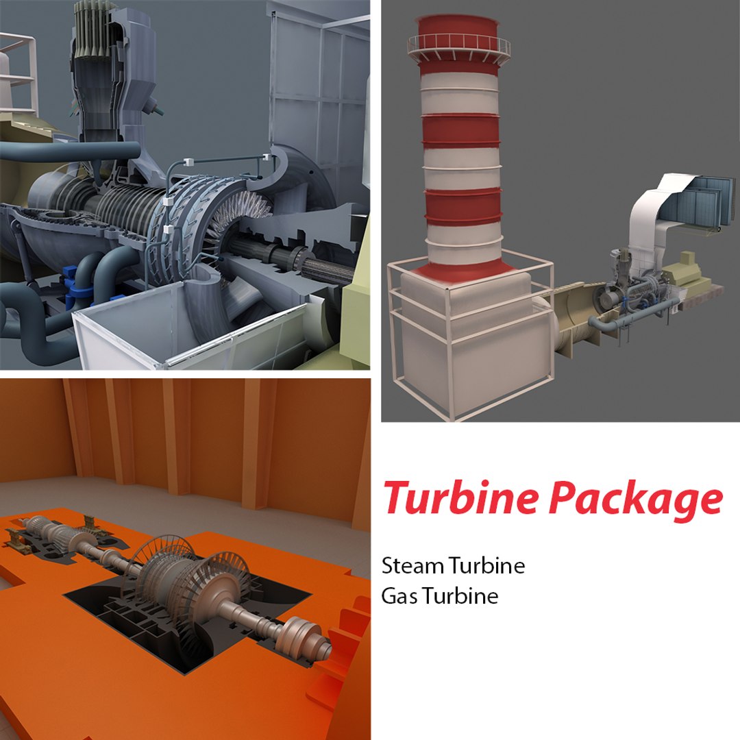 3D Turbine Package - TurboSquid 2392242