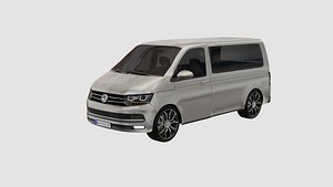 3D Volkswagen Transporter T6 model