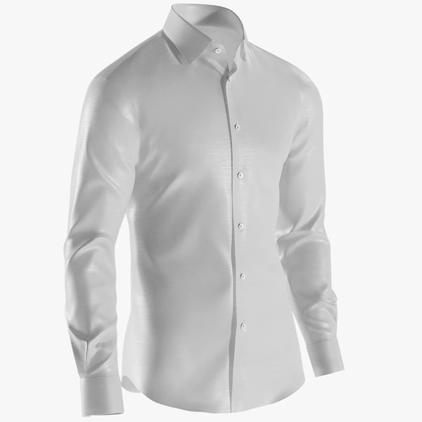 realistic men s shirt 3D model