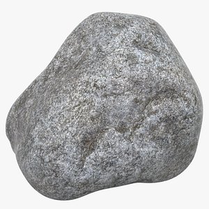 3D model Fallen Rock 03 Medium