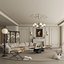 modern living room 3D model