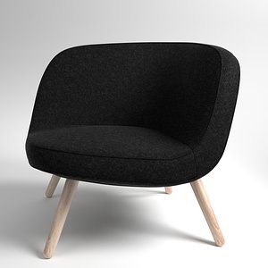 3D interior fritzhansen via57 fabric