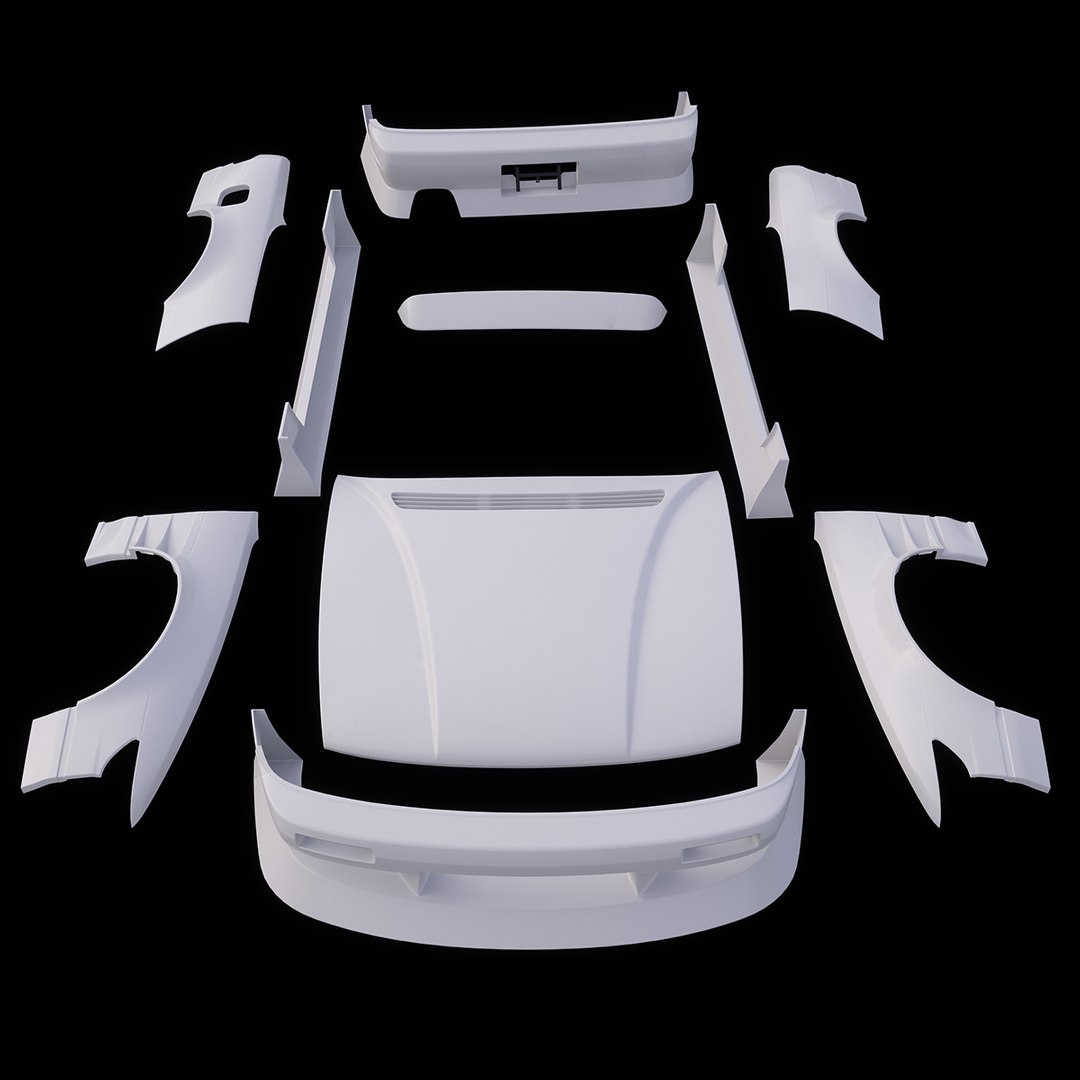 Nissan Silvia S13 Origin Labo Aggressive Line Body Kit Model ...