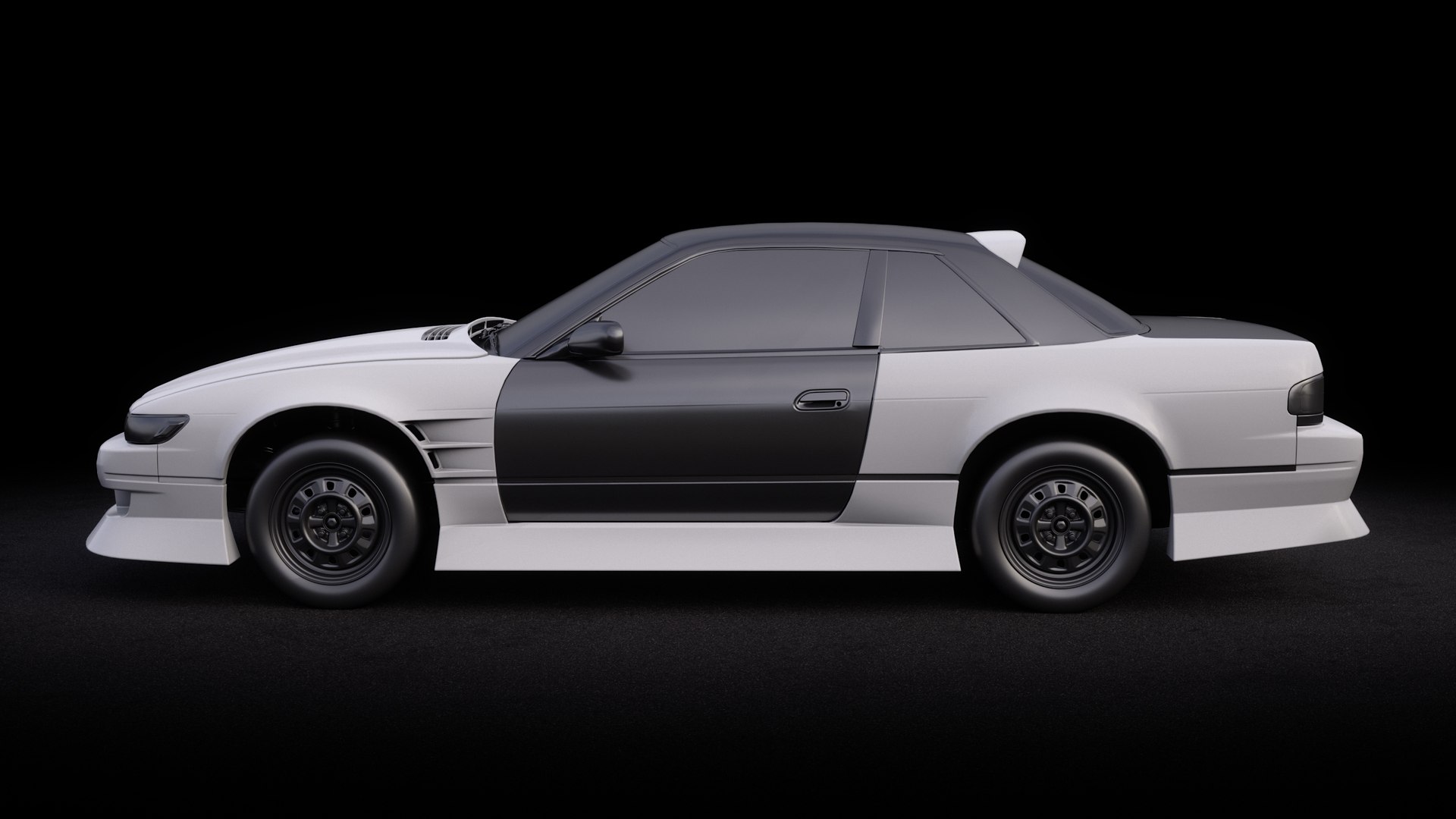 Nissan Silvia S13 Origin Labo Aggressive Line Body Kit Model