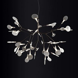 3D chandelier moooi heracleum ii model