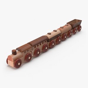 Wooden Toy Train Colection 1
